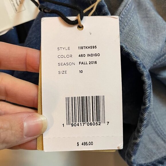 Michael Kors Blue Denim Skirt - Picture 6 of 7